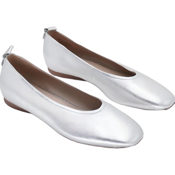 Naturalizer Carla Flat Patina Pewter Womens Slip-On Flat US 8